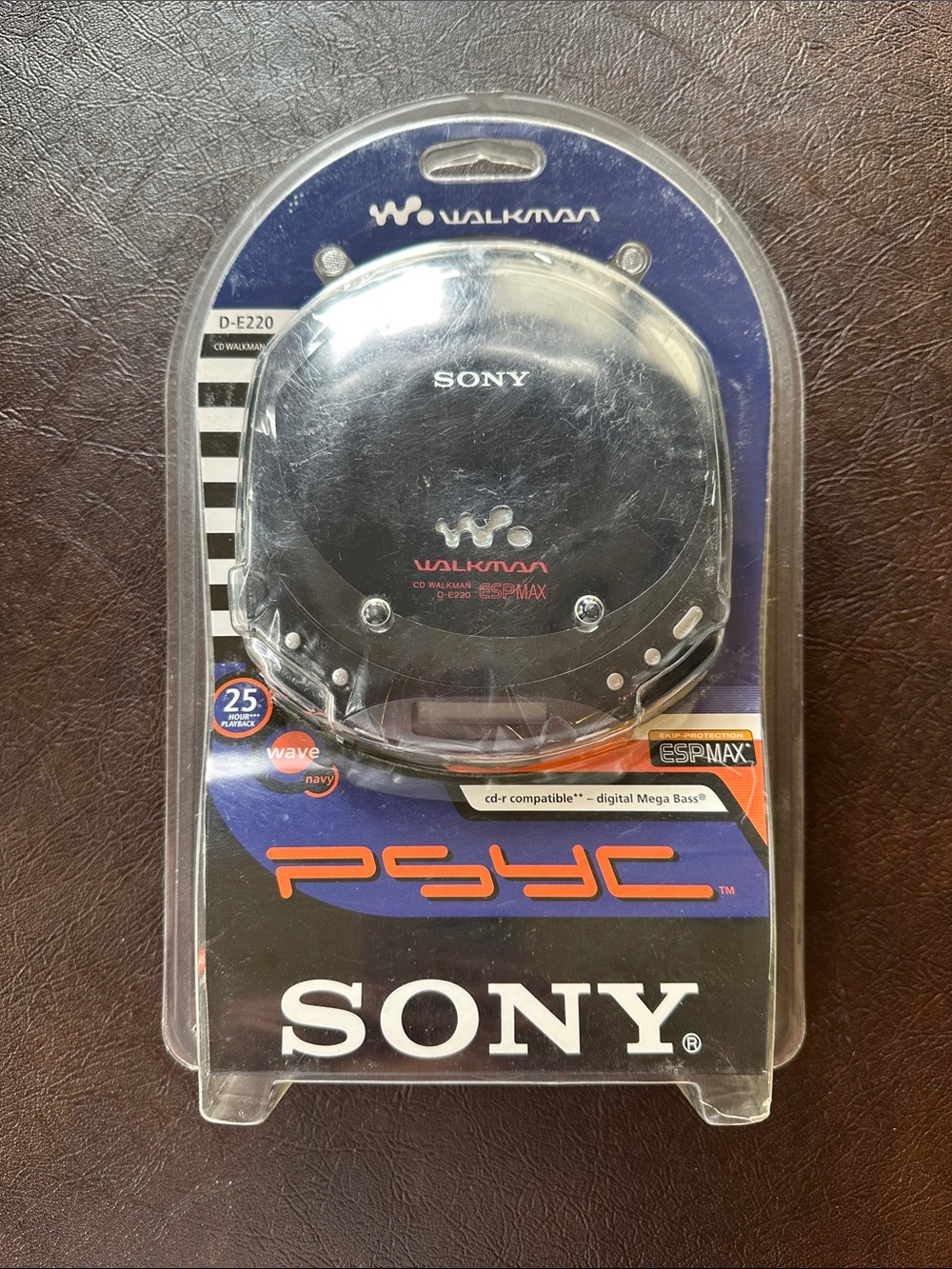 Sony Walkman PSPYC Portable CD Player in Original Packaging. Wave Navy version.